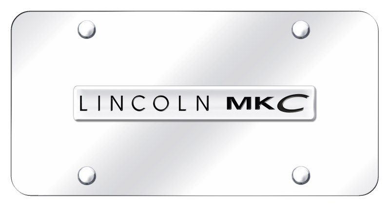 MKC Name License Plate - Chrome on Mirrored
