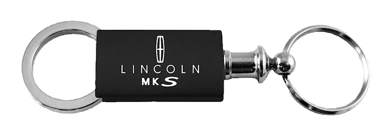 MKS Anodized Aluminum Valet Key Fob - Black