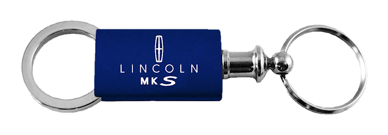 MKS Anodized Aluminum Valet Key Fob - Navy