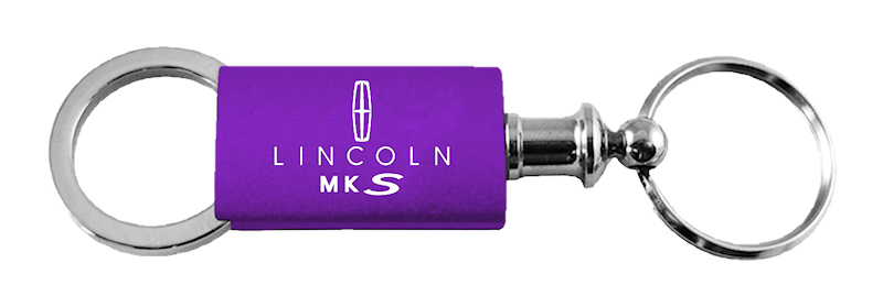 MKS Anodized Aluminum Valet Key Fob - Purple