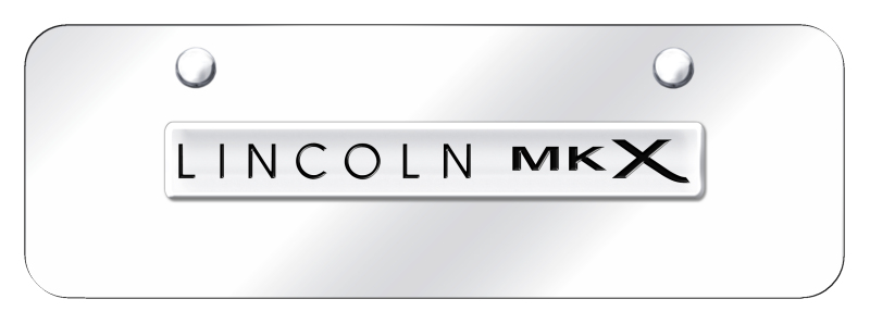 MKX Name Mini Plate - Chrome on Mirrored
