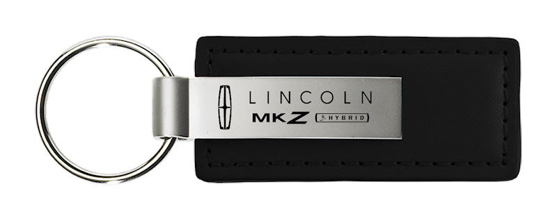 MKZ Hybrid Leather Key Fob - Black