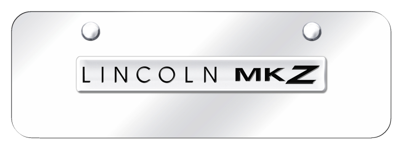 MKZ Name Mini Plate - Chrome on Mirrored