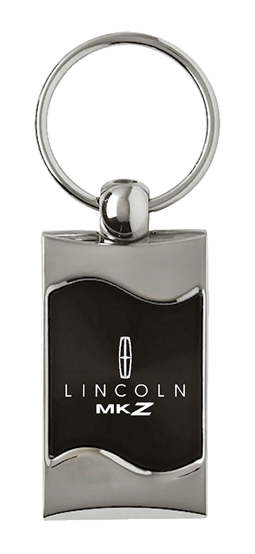 MKZ Rectangular Wave Key Fob - Black
