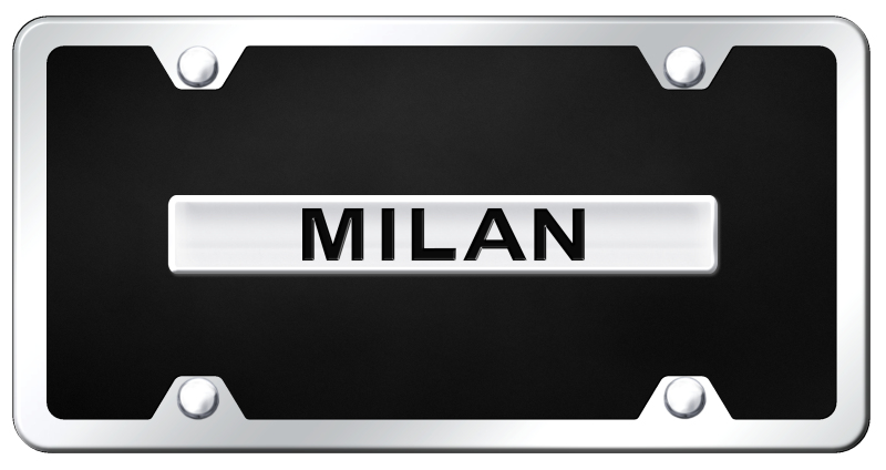 MLN Name Acrylic Kit - Chrome on Black