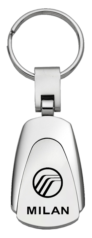 MLN Teardrop Key Fob - Silver