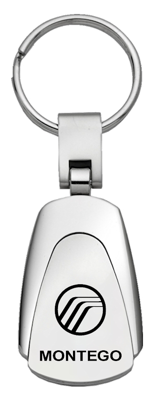 Montego Teardrop Key Fob - Silver