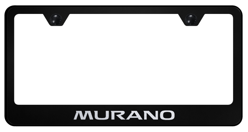 Murano Stainless Steel Frame - Laser Etched Black