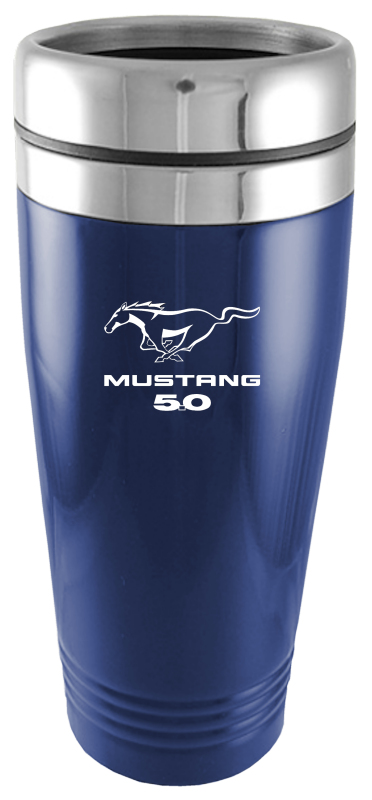 Mustang 5.0 Travel Mug 150 - Blue