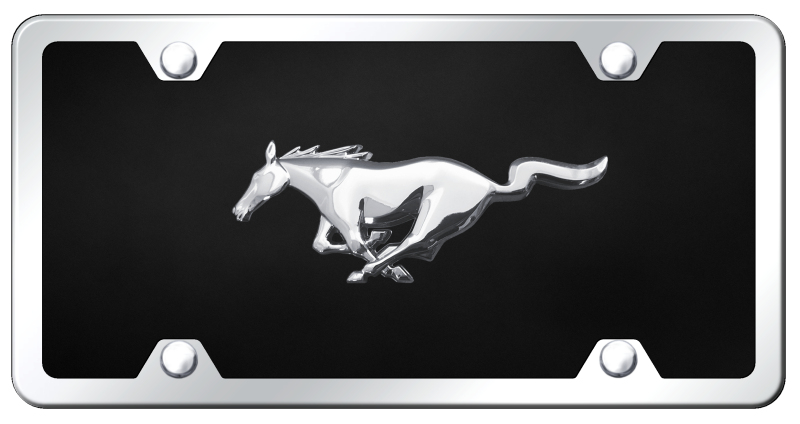 Mustang Acrylic Kit - Chrome on Black