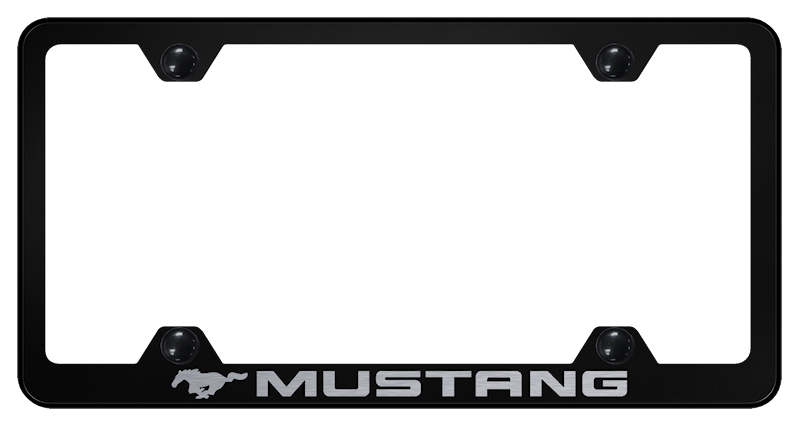 Mustang Steel Wide Body Frame - Laser Etched Black