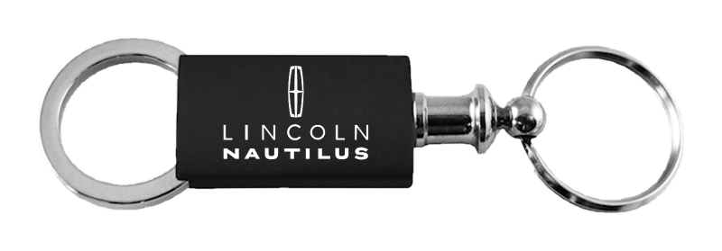 Nautilus Anodized Aluminum Valet Key Fob - Black