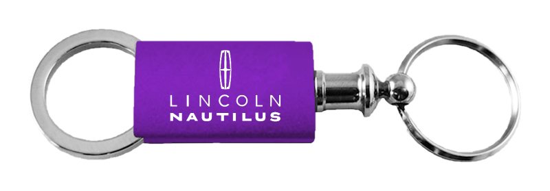 Nautilus Anodized Aluminum Valet Key Fob - Purple