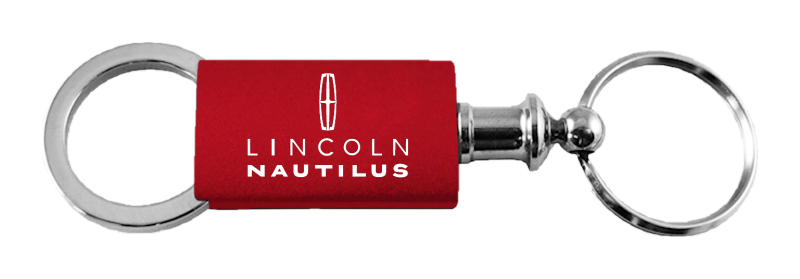 Nautilus Anodized Aluminum Valet Key Fob - Red