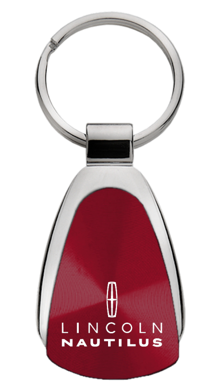 Nautilus Teardrop Key Fob - Burgundy