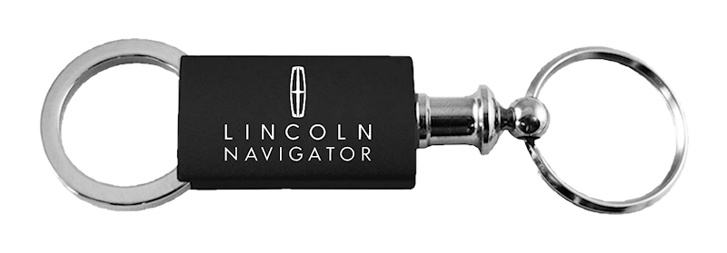Navigator Anodized Aluminum Valet Key Fob - Black