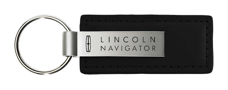 Navigator Leather Key Fob - Black