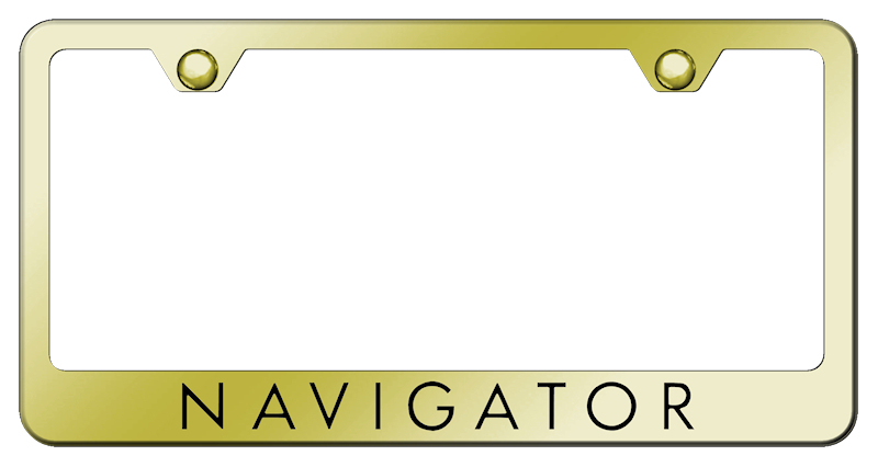 Navigator Stainless Steel Frame - Laser Etched Gold
