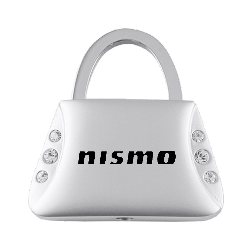 Nismo Jeweled Purse Key Fob - Silver
