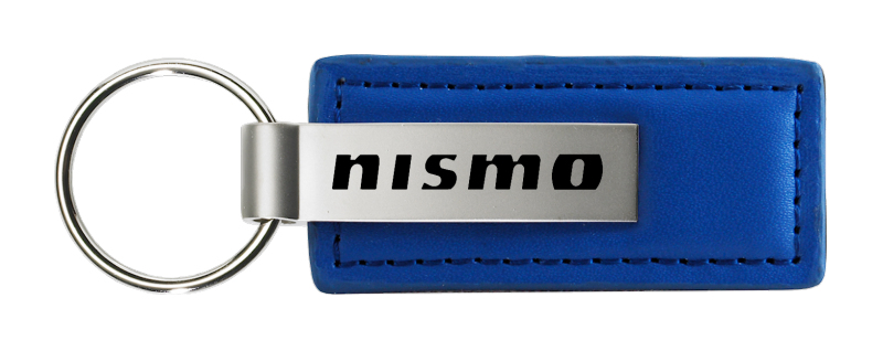 Nismo Leather Key Fob - Blue