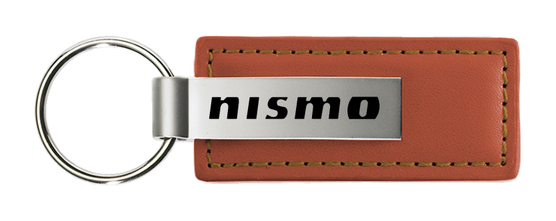 Nismo Leather Key Fob - Brown