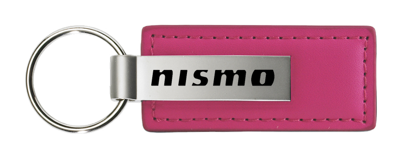 Nismo Leather Key Fob - Pink