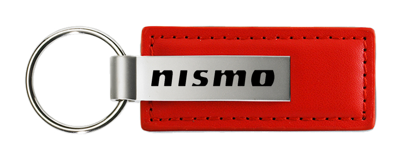 Nismo Leather Key Fob - Red