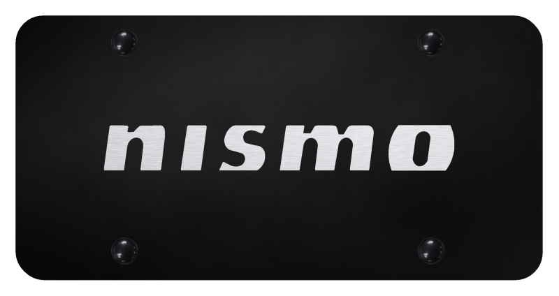 Nismo License Plate - Laser Etched Black
