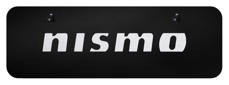Nismo Mini Plate - Laser Etched Black