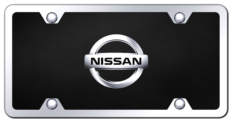 Nissan 2002 Acrylic Kit - Chrome on Black