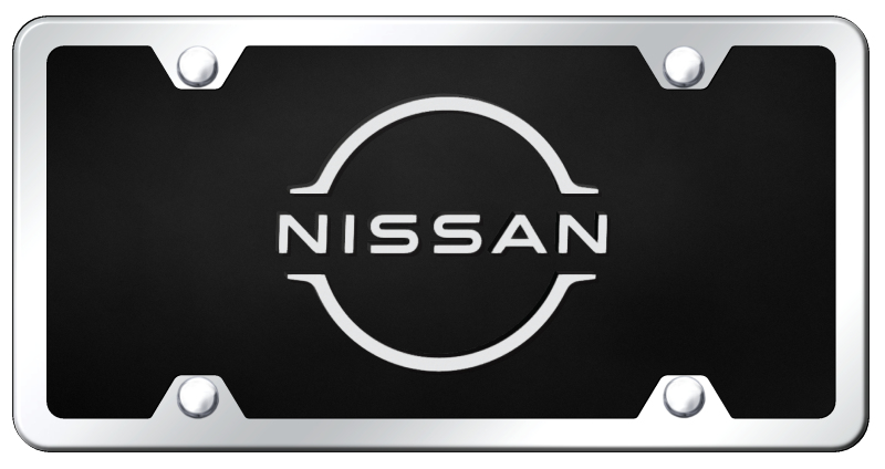 Nissan Logo Acrylic Kit - White on Black