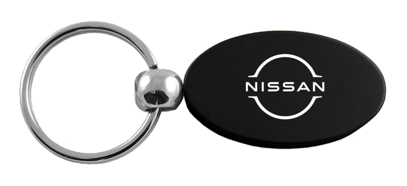 Nissan Logo Oval Key Fob - Black