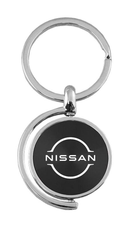 Nissan Logo Spinner Key Fob - Black