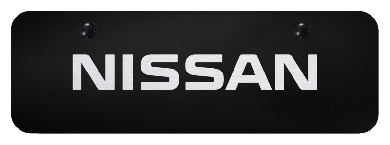 Nissan Name Mini Plate - Laser Etched Black