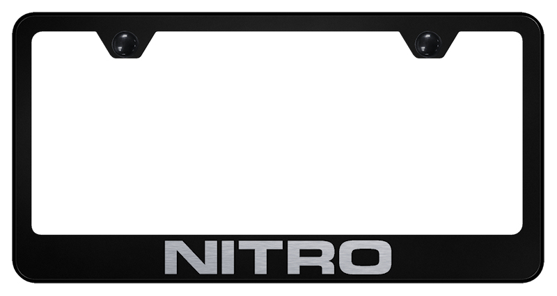 Nitro Stainless Steel Frame - Laser Etched Black