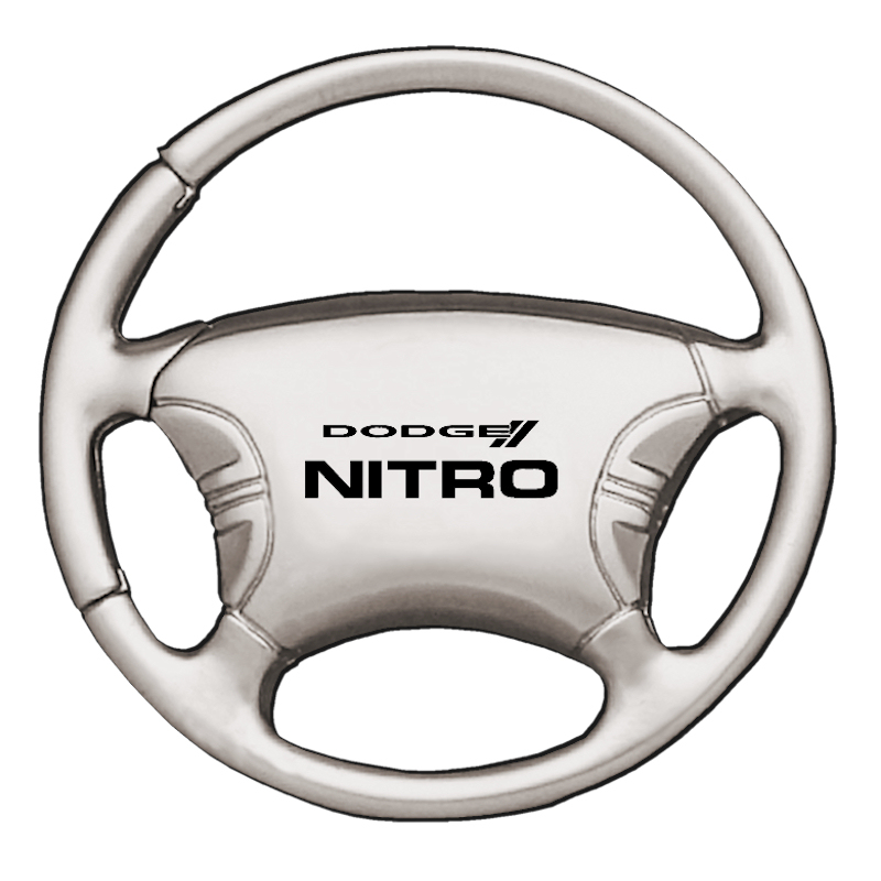 Nitro Steering Wheel Key Fob - Silver