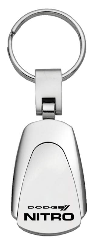 Nitro Teardrop Key Fob - Silver