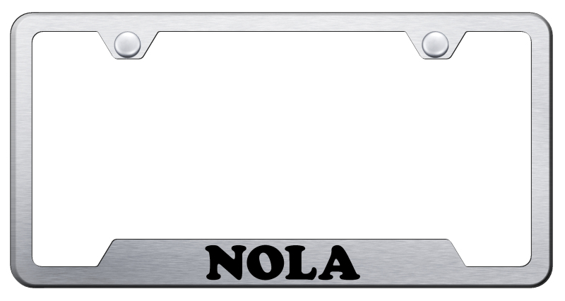 NOLA Cut-Out Frame - Laser Etched Brushed