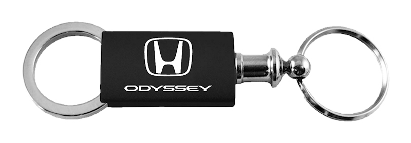 Odyssey Anodized Aluminum Valet Key Fob - Black