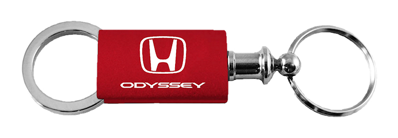 Odyssey Anodized Aluminum Valet Key Fob - Red