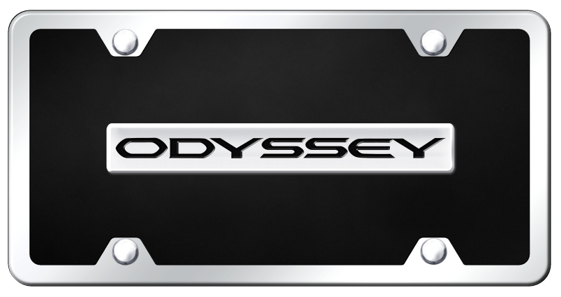 Odyssey Name Acrylic Kit - Chrome on Black