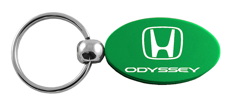 Odyssey Oval Key Fob - Green