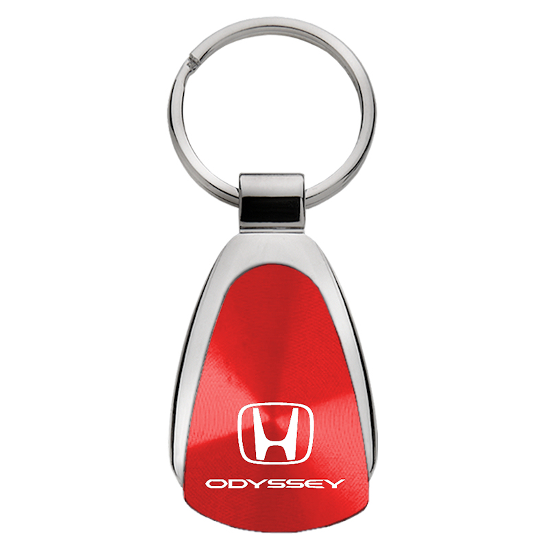 Odyssey Teardrop Key Fob - Red