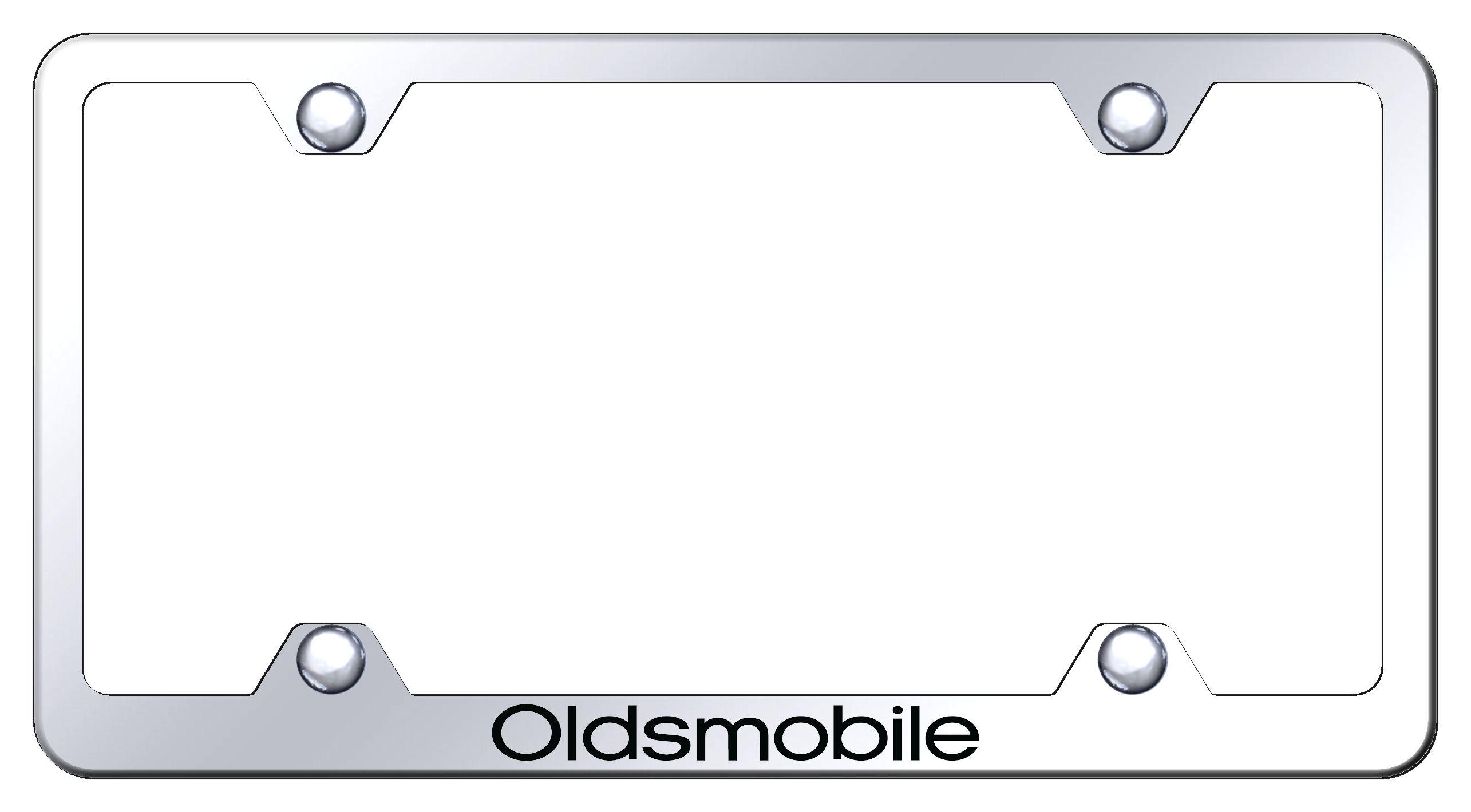 Oldsmobile Steel Wide Body Frame - Laser Etched Mirrored