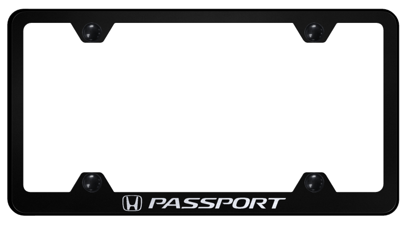 Passport Steel Wide Body Frame - Laser Etched Black