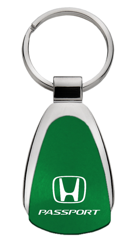 Passport Teardrop Key Fob - Green