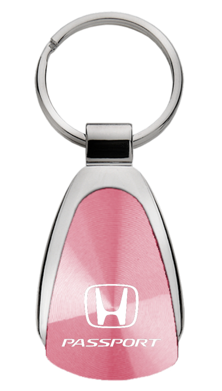 Passport Teardrop Key Fob - Pink