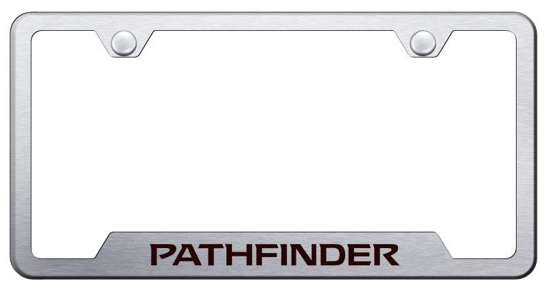 Pathfinder Cut-Out Frame - Laser Etched Brushed