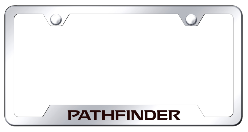 Pathfinder Cut-Out Frame - Laser Etched Mirrored