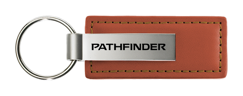Pathfinder Leather Key Fob - Brown